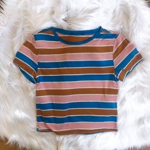 Stripe crop top